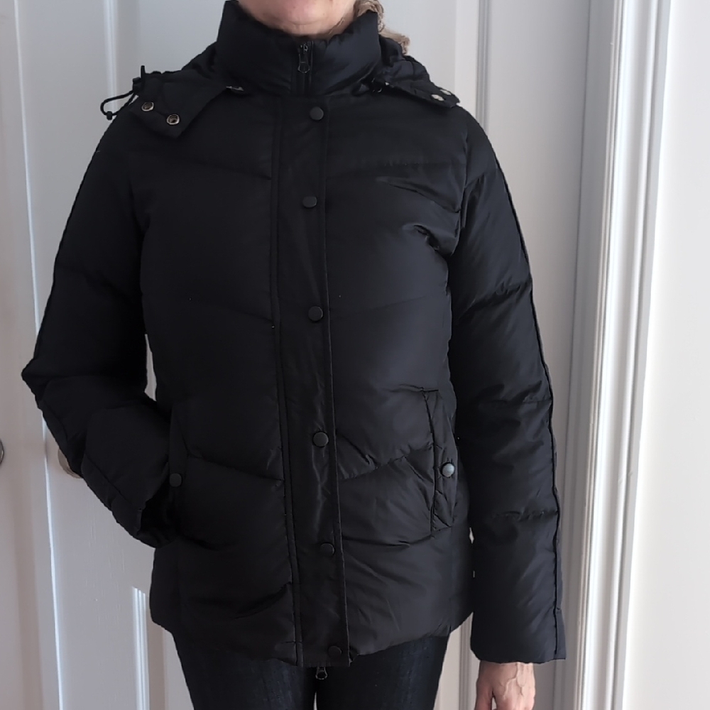 Jacob Women's Elegant Black Puffer Coat